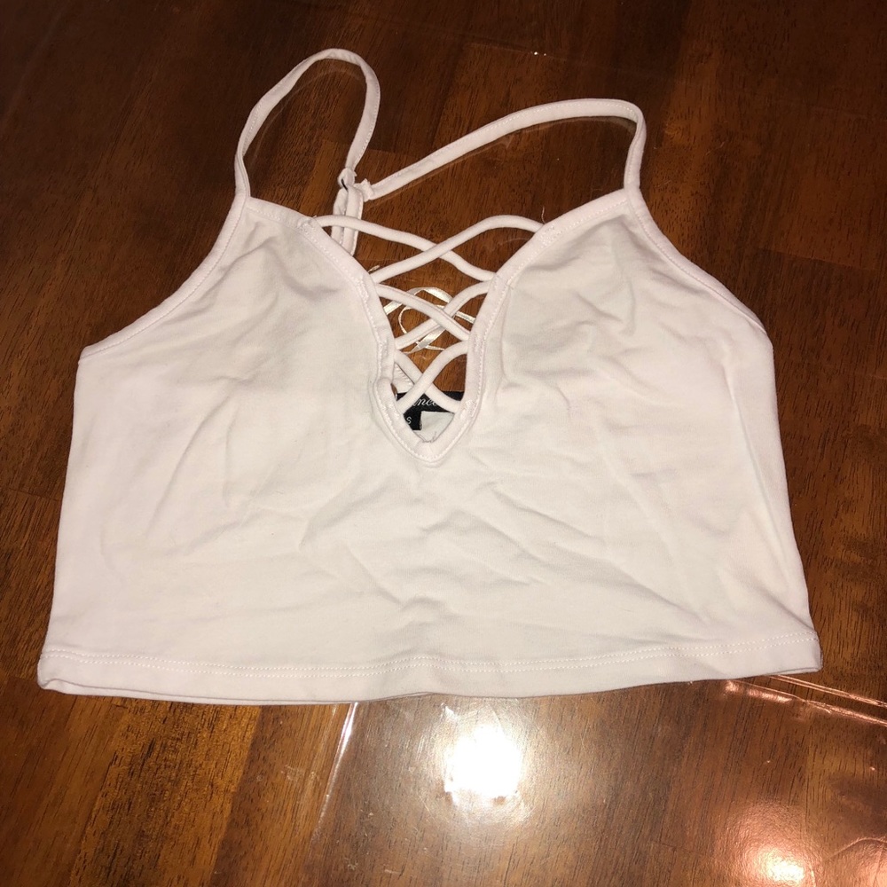 White Crop Top
